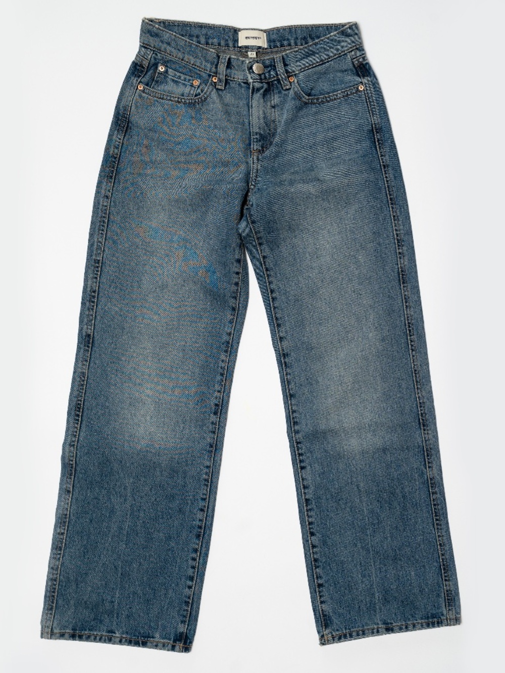 size 23x32 DL1961 Drue Straight Jeans Denim Seagate Blue Washed Low Rise